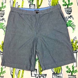 IZOD Mens Gray Cotton Shorts